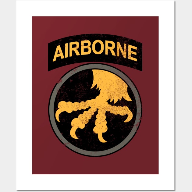 17th Airborne Division (distressed) Wall Art by TCP